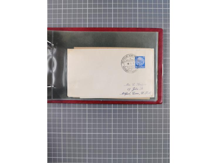 1908/39, Sammlung “Sonderreisen” des NDL und der HAPAG mit ca. 135 Briefen, Karten und GSK inkl. gebrauchten Telegramm-Karten