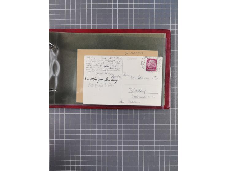 1908/39, Sammlung “Sonderreisen” des NDL und der HAPAG mit ca. 135 Briefen, Karten und GSK inkl. gebrauchten Telegramm-Karten