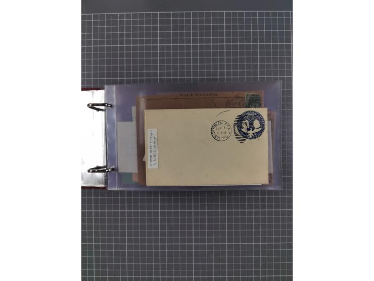 1892/1939, umfangreiche Sammlung “U.S. GERMAN SEA POST” mit ca. 400 Briefen, Karten und Ganzsachen, Schwerpunkt vor 1920 mit 