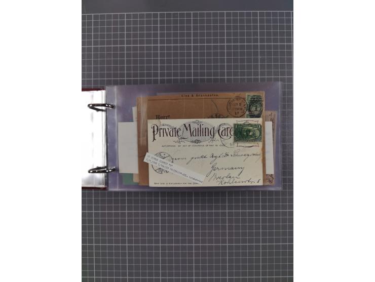 1892/1939, umfangreiche Sammlung “U.S. GERMAN SEA POST” mit ca. 400 Briefen, Karten und Ganzsachen, Schwerpunkt vor 1920 mit 