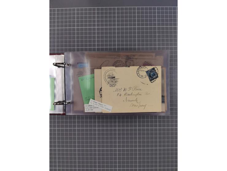 1892/1939, umfangreiche Sammlung “U.S. GERMAN SEA POST” mit ca. 400 Briefen, Karten und Ganzsachen, Schwerpunkt vor 1920 mit 