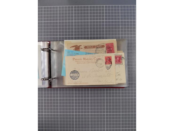 1892/1939, umfangreiche Sammlung “U.S. GERMAN SEA POST” mit ca. 400 Briefen, Karten und Ganzsachen, Schwerpunkt vor 1920 mit 