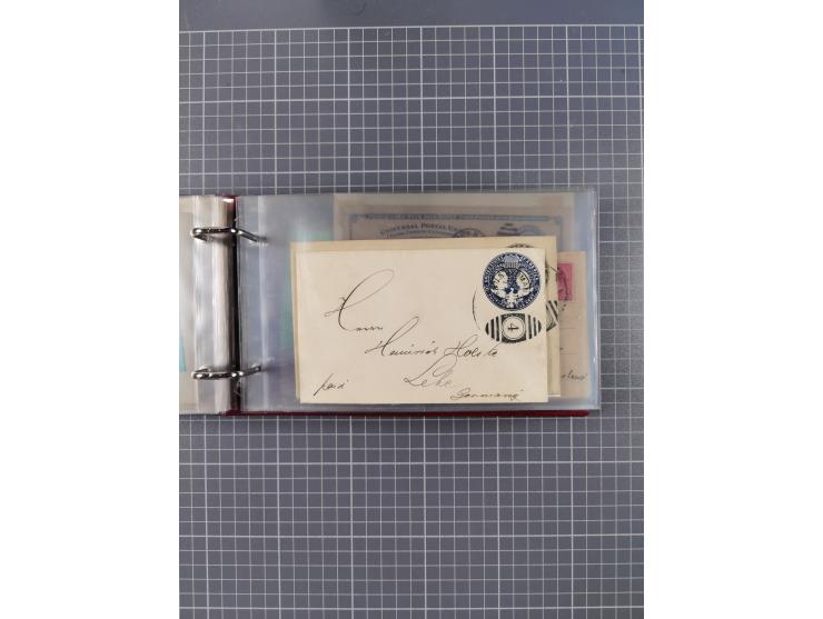 1892/1939, umfangreiche Sammlung “U.S. GERMAN SEA POST” mit ca. 400 Briefen, Karten und Ganzsachen, Schwerpunkt vor 1920 mit 