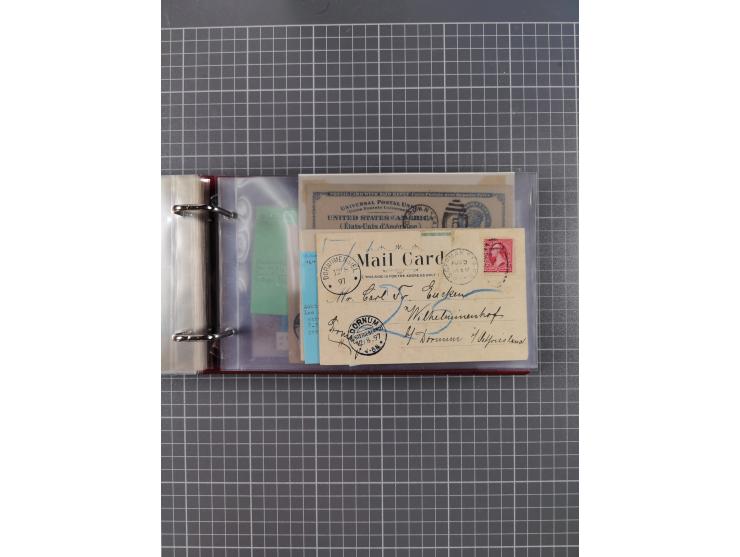 1892/1939, umfangreiche Sammlung “U.S. GERMAN SEA POST” mit ca. 400 Briefen, Karten und Ganzsachen, Schwerpunkt vor 1920 mit 