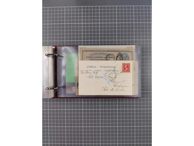 1892/1939, umfangreiche Sammlung “U.S. GERMAN SEA POST” mit ca. 400 Briefen, Karten und Ganzsachen, Schwerpunkt vor 1920 mit 