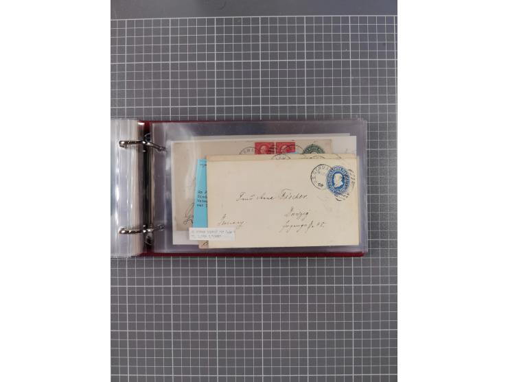 1892/1939, umfangreiche Sammlung “U.S. GERMAN SEA POST” mit ca. 400 Briefen, Karten und Ganzsachen, Schwerpunkt vor 1920 mit 