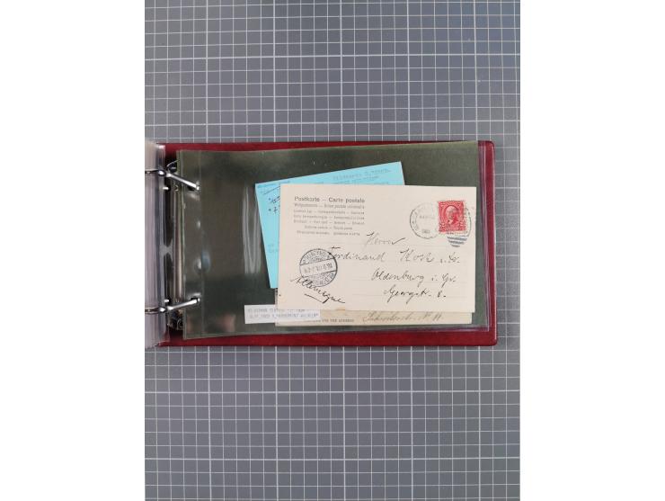 1892/1939, umfangreiche Sammlung “U.S. GERMAN SEA POST” mit ca. 400 Briefen, Karten und Ganzsachen, Schwerpunkt vor 1920 mit 
