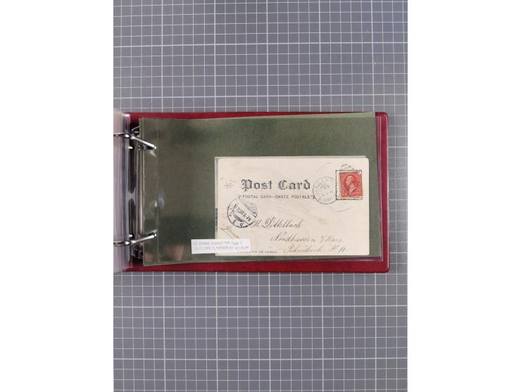 1892/1939, umfangreiche Sammlung “U.S. GERMAN SEA POST” mit ca. 400 Briefen, Karten und Ganzsachen, Schwerpunkt vor 1920 mit 