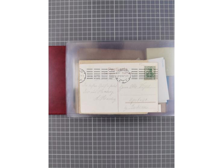 1892/1939, umfangreiche Sammlung “U.S. GERMAN SEA POST” mit ca. 400 Briefen, Karten und Ganzsachen, Schwerpunkt vor 1920 mit 