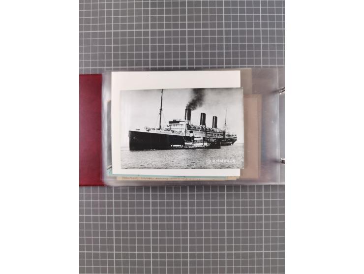 1892/1939, umfangreiche Sammlung “U.S. GERMAN SEA POST” mit ca. 400 Briefen, Karten und Ganzsachen, Schwerpunkt vor 1920 mit 