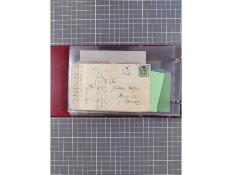 1892/1939, umfangreiche Sammlung “U.S. GERMAN SEA POST” mit ca. 400 Briefen, Karten und Ganzsachen, Schwerpunkt vor 1920 mit 