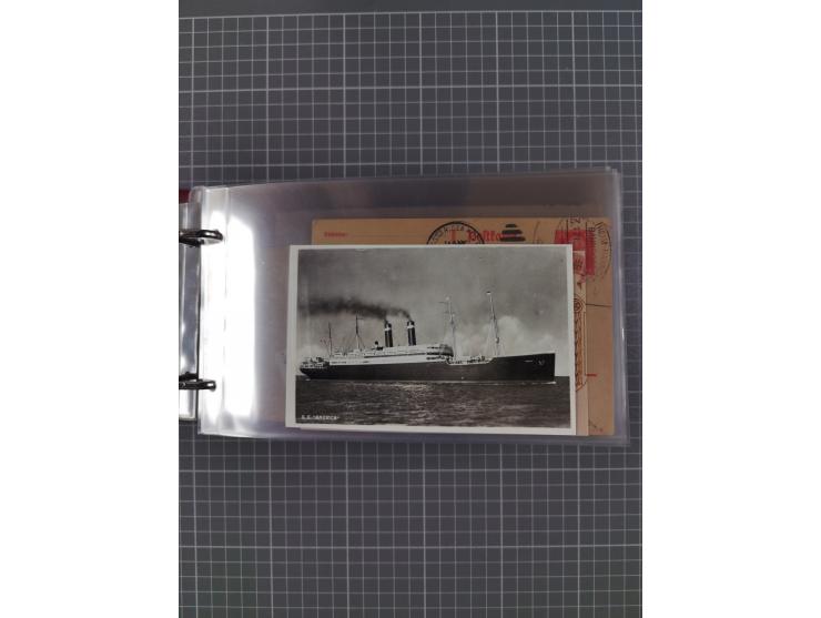 1892/1939, umfangreiche Sammlung “U.S. GERMAN SEA POST” mit ca. 400 Briefen, Karten und Ganzsachen, Schwerpunkt vor 1920 mit 