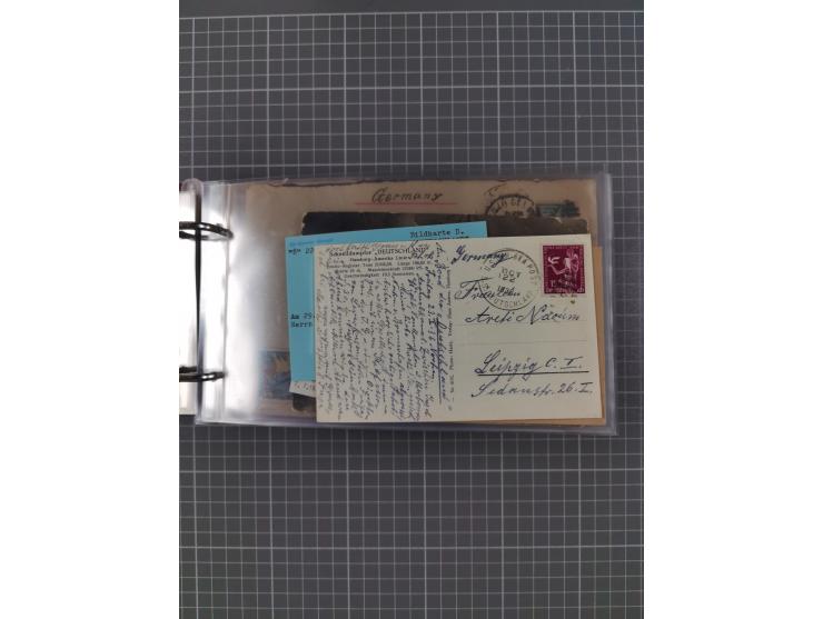 1892/1939, umfangreiche Sammlung “U.S. GERMAN SEA POST” mit ca. 400 Briefen, Karten und Ganzsachen, Schwerpunkt vor 1920 mit 