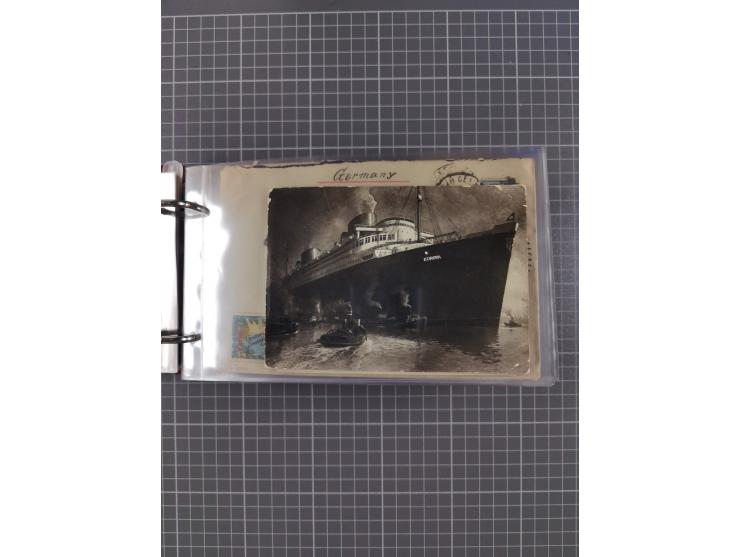 1892/1939, umfangreiche Sammlung “U.S. GERMAN SEA POST” mit ca. 400 Briefen, Karten und Ganzsachen, Schwerpunkt vor 1920 mit 