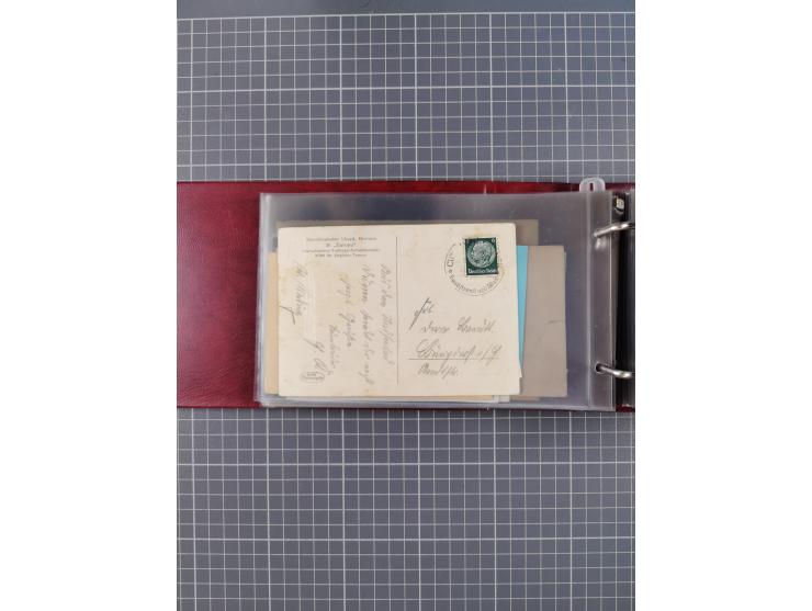 1892/1939, umfangreiche Sammlung “U.S. GERMAN SEA POST” mit ca. 400 Briefen, Karten und Ganzsachen, Schwerpunkt vor 1920 mit 