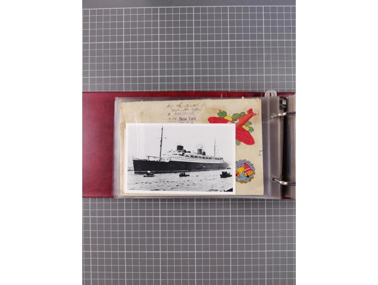 1892/1939, umfangreiche Sammlung “U.S. GERMAN SEA POST” mit ca. 400 Briefen, Karten und Ganzsachen, Schwerpunkt vor 1920 mit 