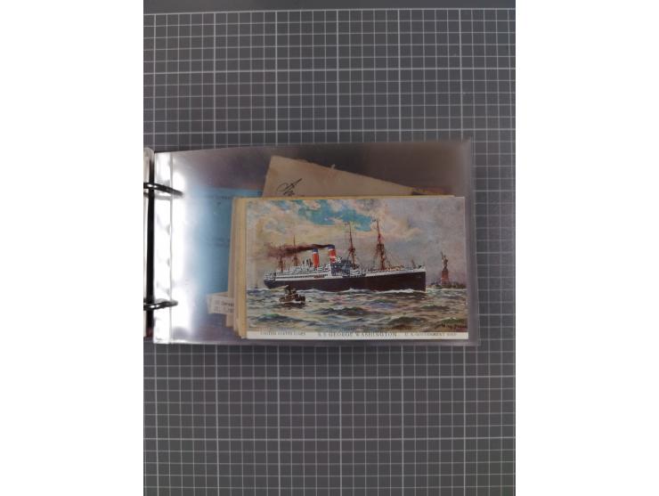 1892/1939, umfangreiche Sammlung “U.S. GERMAN SEA POST” mit ca. 400 Briefen, Karten und Ganzsachen, Schwerpunkt vor 1920 mit 