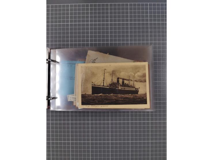 1892/1939, umfangreiche Sammlung “U.S. GERMAN SEA POST” mit ca. 400 Briefen, Karten und Ganzsachen, Schwerpunkt vor 1920 mit 