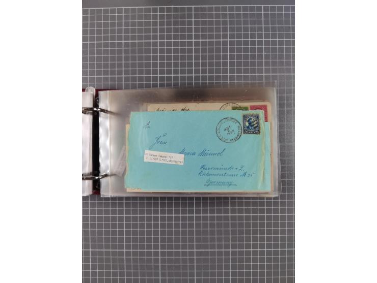 1892/1939, umfangreiche Sammlung “U.S. GERMAN SEA POST” mit ca. 400 Briefen, Karten und Ganzsachen, Schwerpunkt vor 1920 mit 