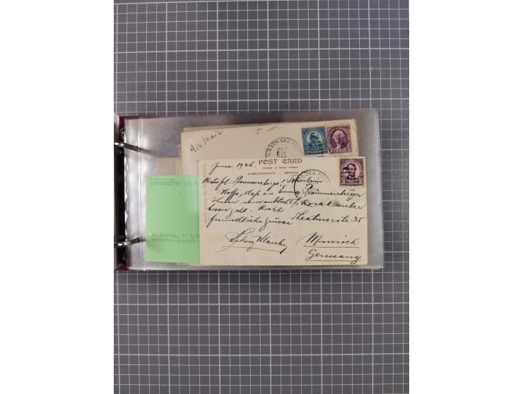 1892/1939, umfangreiche Sammlung “U.S. GERMAN SEA POST” mit ca. 400 Briefen, Karten und Ganzsachen, Schwerpunkt vor 1920 mit 