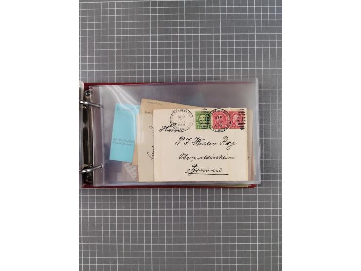 1892/1939, umfangreiche Sammlung “U.S. GERMAN SEA POST” mit ca. 400 Briefen, Karten und Ganzsachen, Schwerpunkt vor 1920 mit 