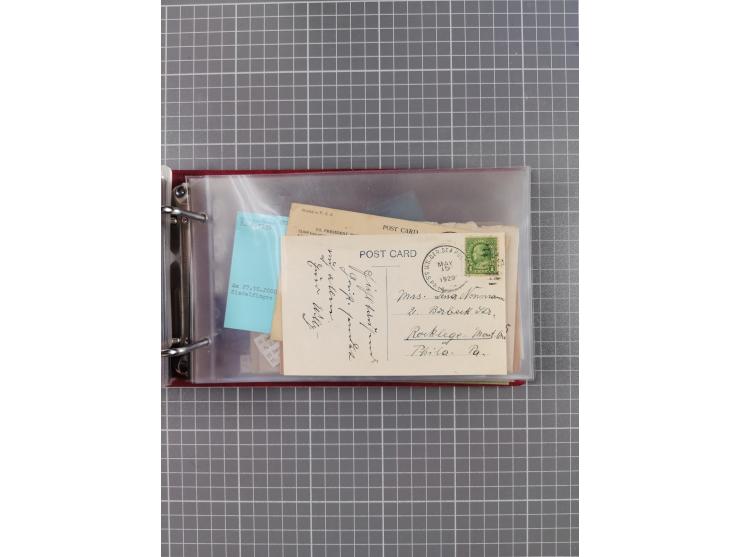 1892/1939, umfangreiche Sammlung “U.S. GERMAN SEA POST” mit ca. 400 Briefen, Karten und Ganzsachen, Schwerpunkt vor 1920 mit 