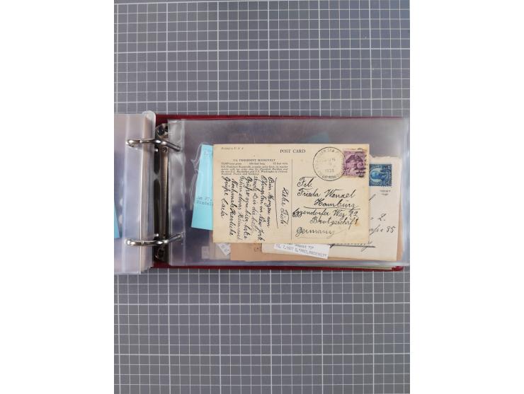 1892/1939, umfangreiche Sammlung “U.S. GERMAN SEA POST” mit ca. 400 Briefen, Karten und Ganzsachen, Schwerpunkt vor 1920 mit 