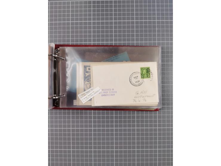 1892/1939, umfangreiche Sammlung “U.S. GERMAN SEA POST” mit ca. 400 Briefen, Karten und Ganzsachen, Schwerpunkt vor 1920 mit 