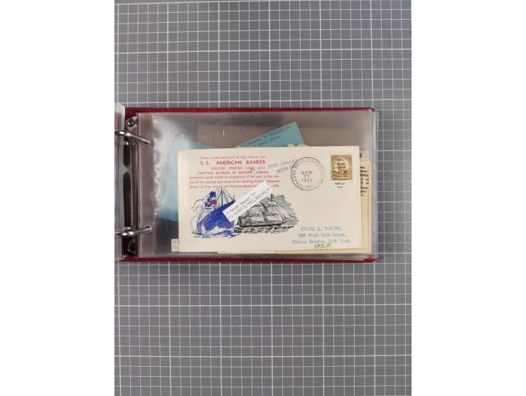 1892/1939, umfangreiche Sammlung “U.S. GERMAN SEA POST” mit ca. 400 Briefen, Karten und Ganzsachen, Schwerpunkt vor 1920 mit 