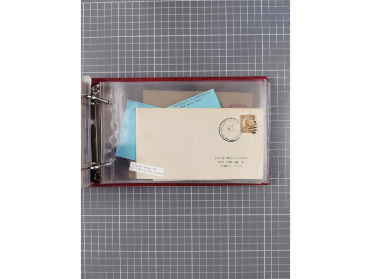 1892/1939, umfangreiche Sammlung “U.S. GERMAN SEA POST” mit ca. 400 Briefen, Karten und Ganzsachen, Schwerpunkt vor 1920 mit 