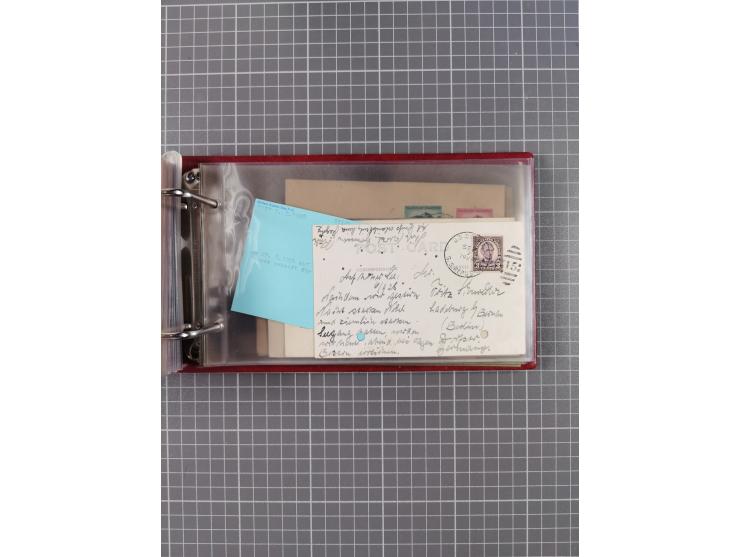 1892/1939, umfangreiche Sammlung “U.S. GERMAN SEA POST” mit ca. 400 Briefen, Karten und Ganzsachen, Schwerpunkt vor 1920 mit 