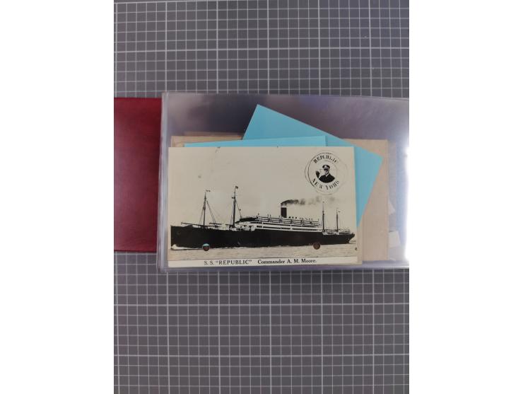 1892/1939, umfangreiche Sammlung “U.S. GERMAN SEA POST” mit ca. 400 Briefen, Karten und Ganzsachen, Schwerpunkt vor 1920 mit 