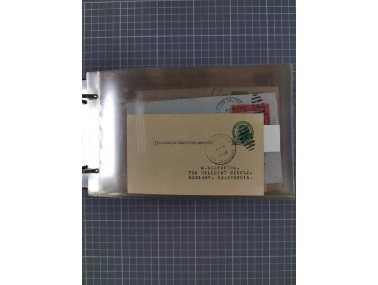 1892/1939, umfangreiche Sammlung “U.S. GERMAN SEA POST” mit ca. 400 Briefen, Karten und Ganzsachen, Schwerpunkt vor 1920 mit 