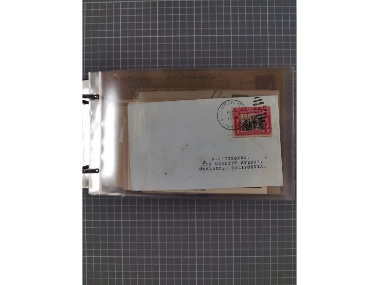 1892/1939, umfangreiche Sammlung “U.S. GERMAN SEA POST” mit ca. 400 Briefen, Karten und Ganzsachen, Schwerpunkt vor 1920 mit 
