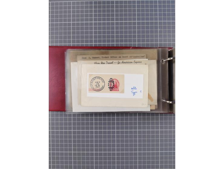 1892/1939, umfangreiche Sammlung “U.S. GERMAN SEA POST” mit ca. 400 Briefen, Karten und Ganzsachen, Schwerpunkt vor 1920 mit 