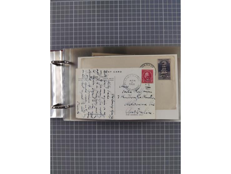 1892/1939, umfangreiche Sammlung “U.S. GERMAN SEA POST” mit ca. 400 Briefen, Karten und Ganzsachen, Schwerpunkt vor 1920 mit 