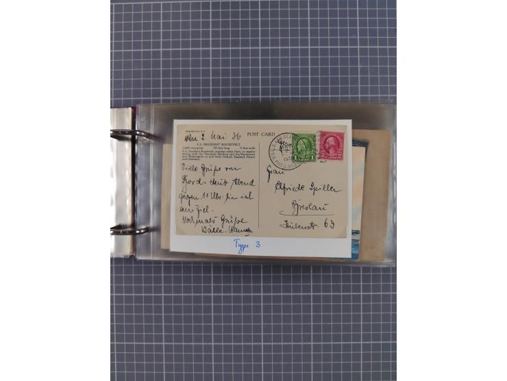 1892/1939, umfangreiche Sammlung “U.S. GERMAN SEA POST” mit ca. 400 Briefen, Karten und Ganzsachen, Schwerpunkt vor 1920 mit 