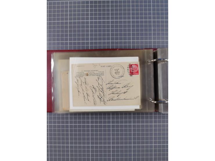 1892/1939, umfangreiche Sammlung “U.S. GERMAN SEA POST” mit ca. 400 Briefen, Karten und Ganzsachen, Schwerpunkt vor 1920 mit 
