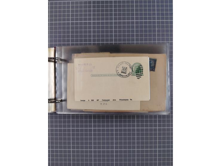 1892/1939, umfangreiche Sammlung “U.S. GERMAN SEA POST” mit ca. 400 Briefen, Karten und Ganzsachen, Schwerpunkt vor 1920 mit 
