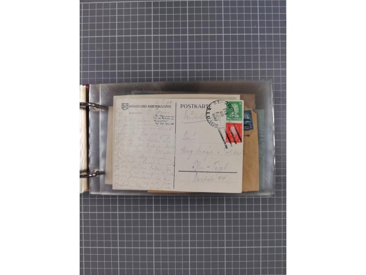 1892/1939, umfangreiche Sammlung “U.S. GERMAN SEA POST” mit ca. 400 Briefen, Karten und Ganzsachen, Schwerpunkt vor 1920 mit 