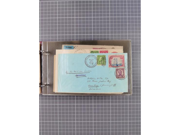 1892/1939, umfangreiche Sammlung “U.S. GERMAN SEA POST” mit ca. 400 Briefen, Karten und Ganzsachen, Schwerpunkt vor 1920 mit 