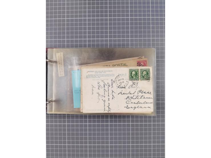 1892/1939, umfangreiche Sammlung “U.S. GERMAN SEA POST” mit ca. 400 Briefen, Karten und Ganzsachen, Schwerpunkt vor 1920 mit 