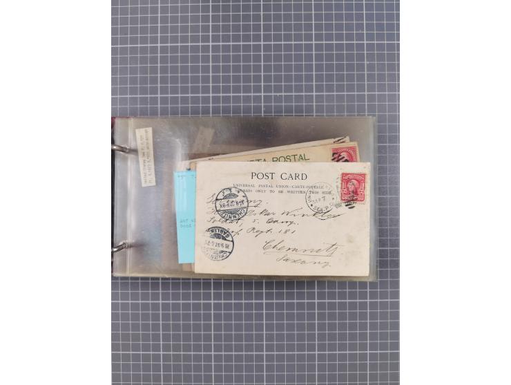 1892/1939, umfangreiche Sammlung “U.S. GERMAN SEA POST” mit ca. 400 Briefen, Karten und Ganzsachen, Schwerpunkt vor 1920 mit 