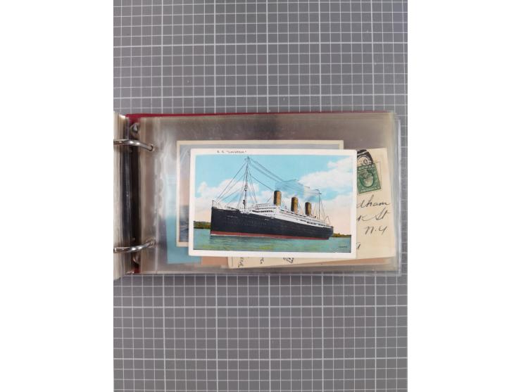 1892/1939, umfangreiche Sammlung “U.S. GERMAN SEA POST” mit ca. 400 Briefen, Karten und Ganzsachen, Schwerpunkt vor 1920 mit 