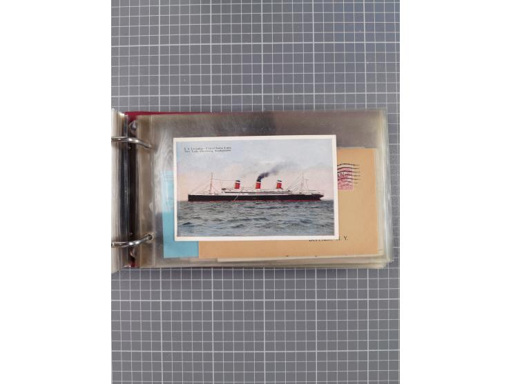 1892/1939, umfangreiche Sammlung “U.S. GERMAN SEA POST” mit ca. 400 Briefen, Karten und Ganzsachen, Schwerpunkt vor 1920 mit 