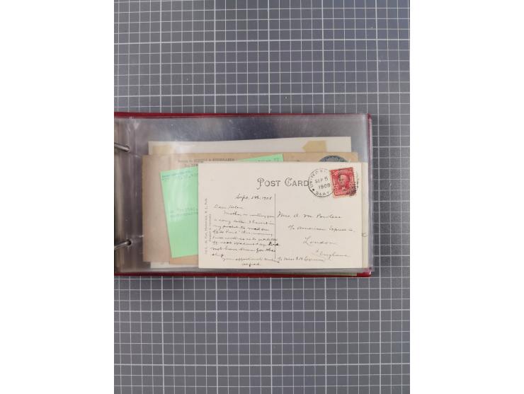 1892/1939, umfangreiche Sammlung “U.S. GERMAN SEA POST” mit ca. 400 Briefen, Karten und Ganzsachen, Schwerpunkt vor 1920 mit 