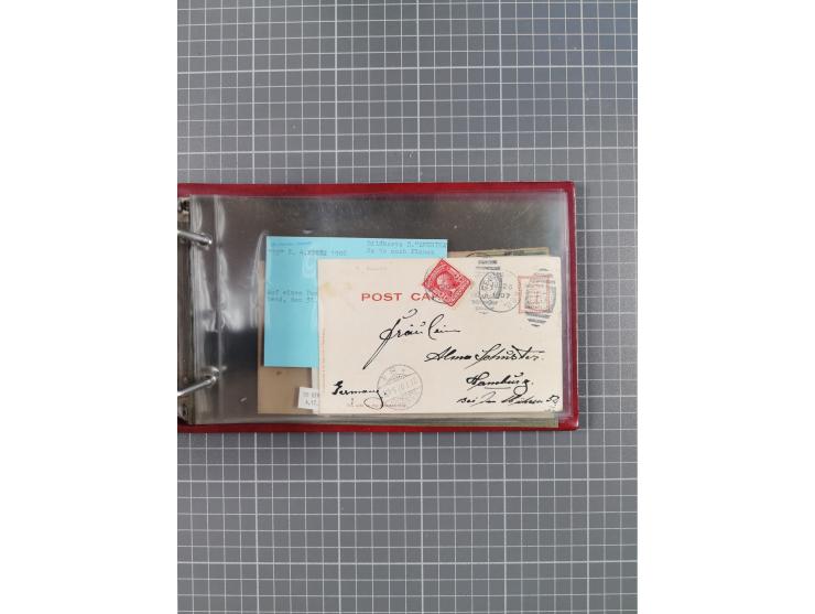 1892/1939, umfangreiche Sammlung “U.S. GERMAN SEA POST” mit ca. 400 Briefen, Karten und Ganzsachen, Schwerpunkt vor 1920 mit 