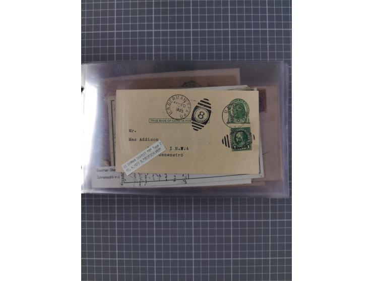 1892/1939, umfangreiche Sammlung “U.S. GERMAN SEA POST” mit ca. 400 Briefen, Karten und Ganzsachen, Schwerpunkt vor 1920 mit 