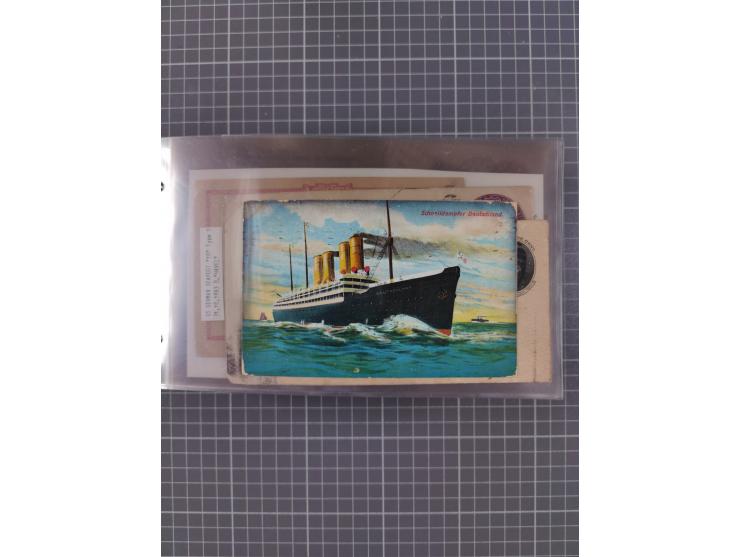 1892/1939, umfangreiche Sammlung “U.S. GERMAN SEA POST” mit ca. 400 Briefen, Karten und Ganzsachen, Schwerpunkt vor 1920 mit 