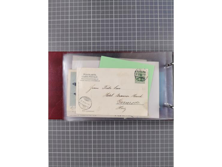 1892/1939, umfangreiche Sammlung “U.S. GERMAN SEA POST” mit ca. 400 Briefen, Karten und Ganzsachen, Schwerpunkt vor 1920 mit 